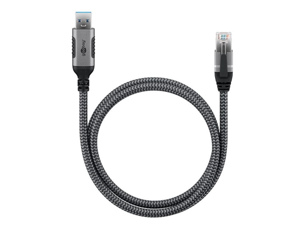 Goobay | USB-A 3.0 to RJ45 Ethernet Cable, 1 m | 70299
