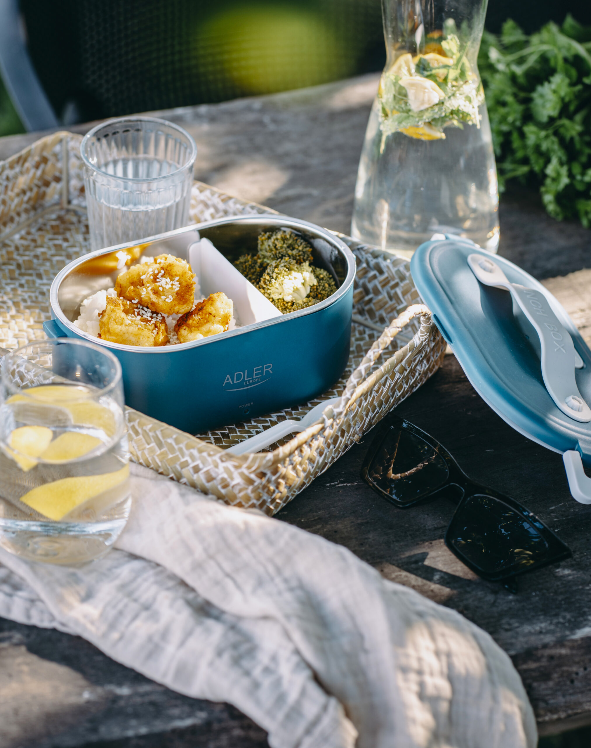 Adler Electric Lunch Box | AD 4505 | Material Plastic | Blue - Image 9