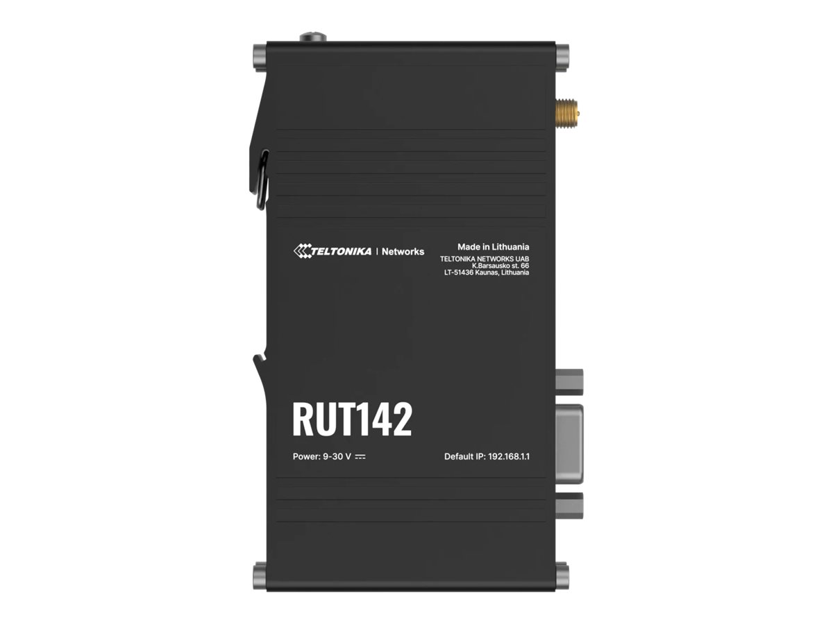 Ethernet Router with RS232 (RUT142000000) | RUT142 | 802.11n | 10/100 Mbit/s | Ethernet LAN (RJ-45) ports 1 | Mesh Support No | MU-MiMO No | No mobile broadband - Image 3