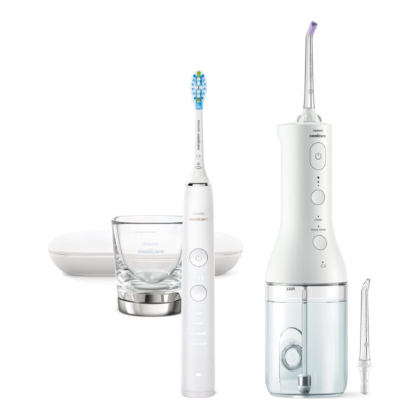 Philips | Oral irrigator + Electric toothbrush | HX3886/41 DiamondClean 9000 | Rechargeable | For adults | Number of brush heads included 1 | Number of teeth brushing modes 2 | White