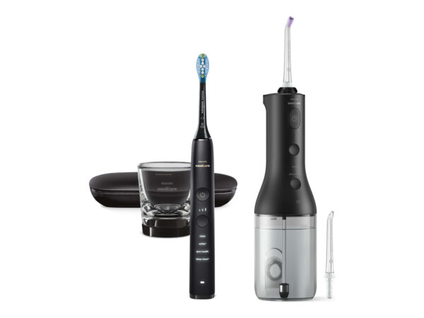 Philips HX3886/43 Sonicare DiamondClean Oral irrigator + Electric toothbrush, Black | Philips