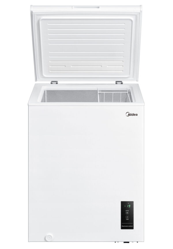 Midea Freezer | MDRC152FEE01 | Energy efficiency class E | Chest | Free standing | Height 85 cm | Total net capacity 99 L | White - Image 2