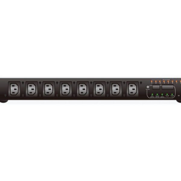 Aten PE8108G-ATA-G 8-Port Intelligent 1U ECO Power Distribution Unit (PDU), Metered & Switched by Outlet (8 x C13) 10Amp | Aten