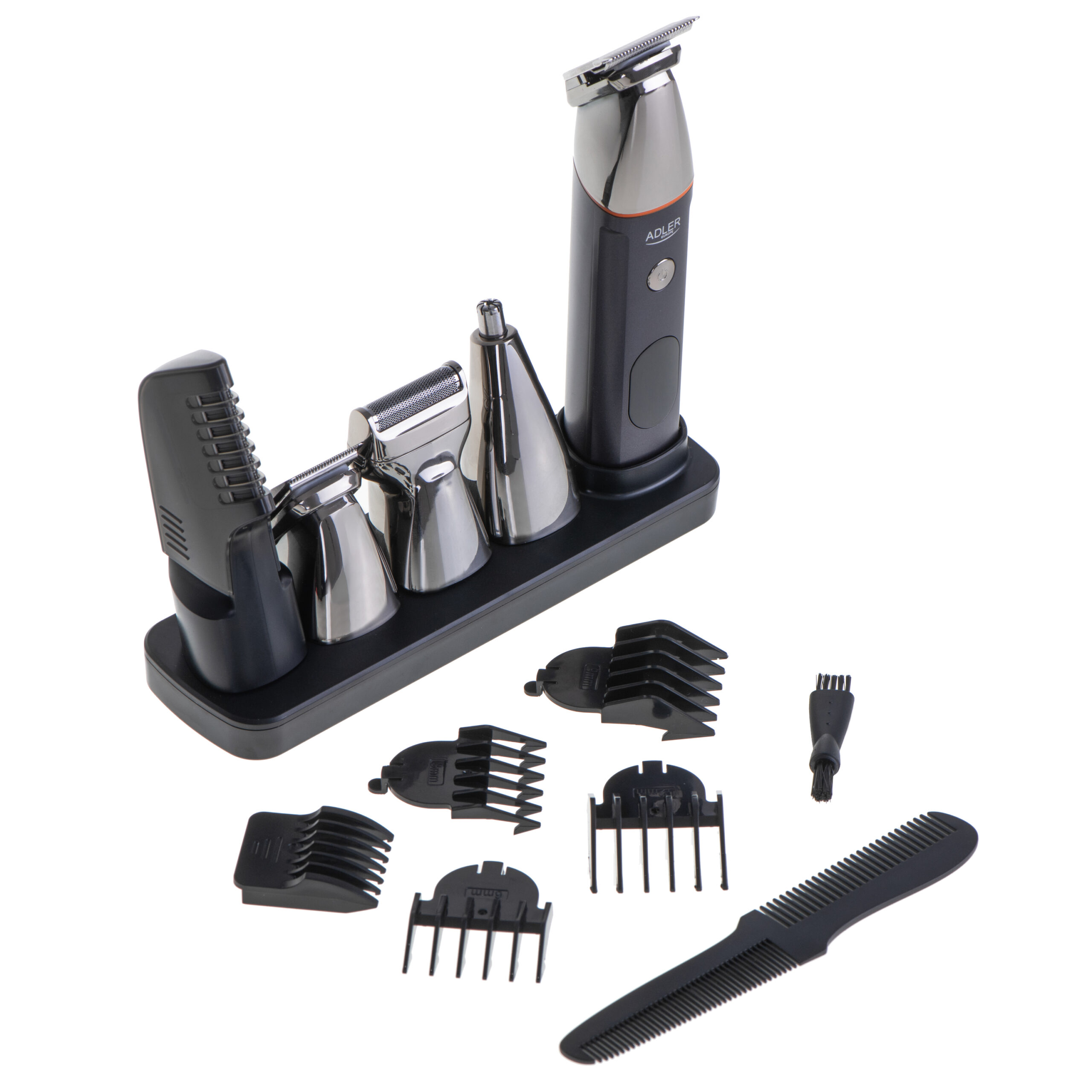 Adler | 5in1 Men’s Grooming Kit | AD 2946 | Cordless | Number of length steps 4 | Black/Stainless Steel - Image 3