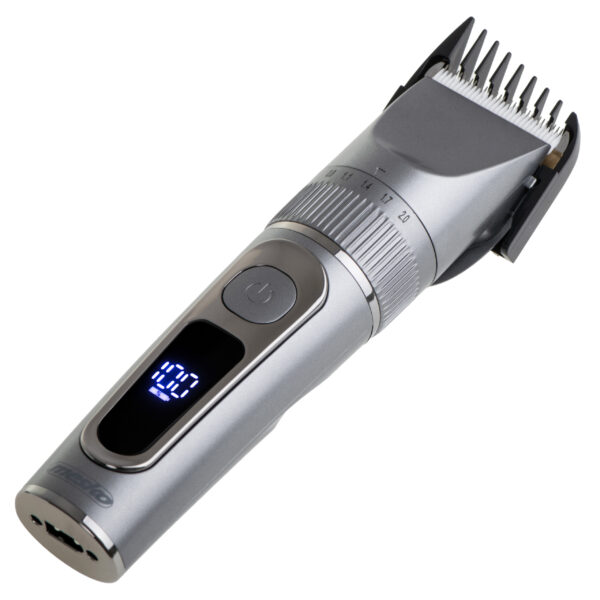 Mesko | Hair Clipper with LCD Display | MS 2843 | Cordless | Number of length steps 4 | Stainless Steel - Image 2