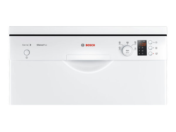 Dishwasher | SMS25AW05E | Free standing | Width 60 cm | Number of place settings 12 | Number of programs 5 | Energy efficiency class E | Display | AquaStop function | White - Image 4