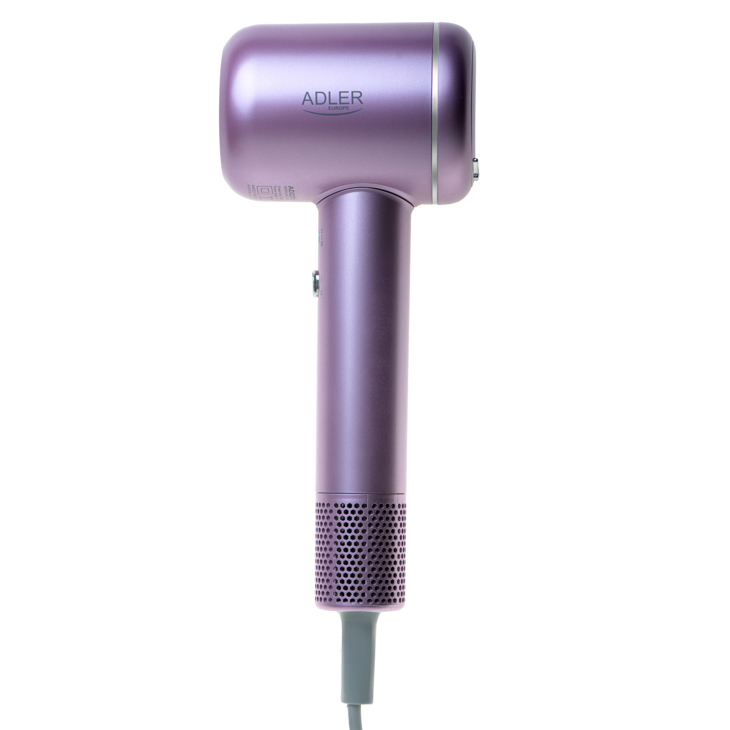 Adler Hair Dryer | AD 2270p SUPERSPEED | 1600 W | Number of temperature settings 3 | Ionic function | Diffuser nozzle | Pink - Image 9