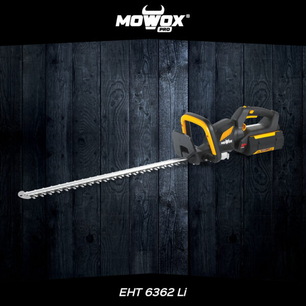 MoWox | 62V Excel Series Hand Held Battery Hedge Trimmer With Rotating Handle (Without Battery and Charger) | EHT 6362 Li | Cordless - Image 3