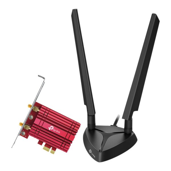 TP-LINK | Archer TXE75E AXE5400 Tri-Band Wi-Fi 6E Bluetooth PCI Express Adapter