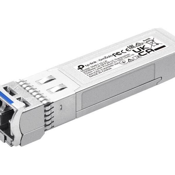 Omada 25GBase-LR SFP28 LC Transceiver | SM6110-LR | Duplex LC/UPC