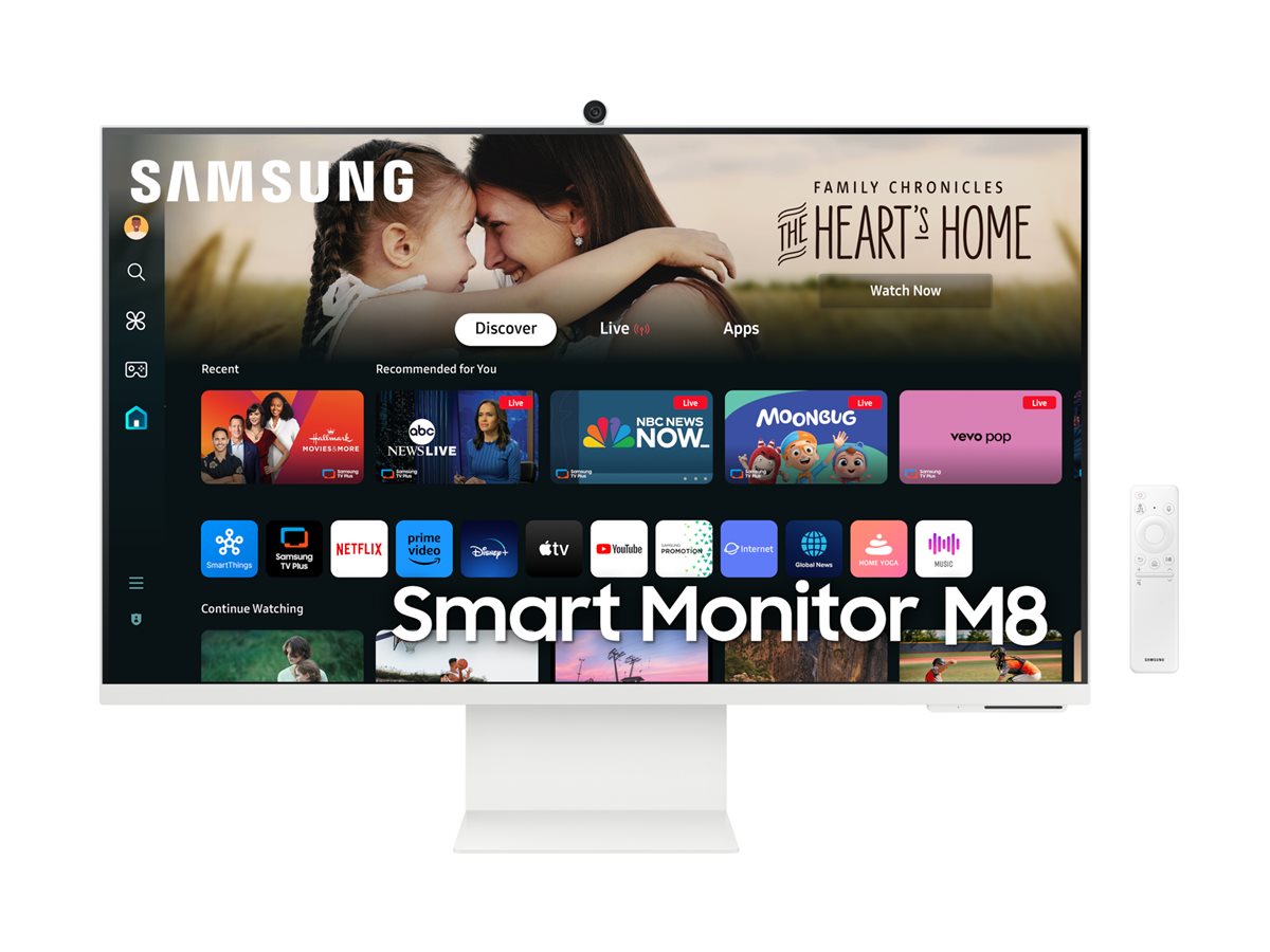 Samsung | LS32DM801UUXDU | 32 " | VA | 16:9 | 60 Hz | 4 ms | 3840 x 2160 pixels | 400 cd/m² | HDMI ports quantity 1 | White - Image 3