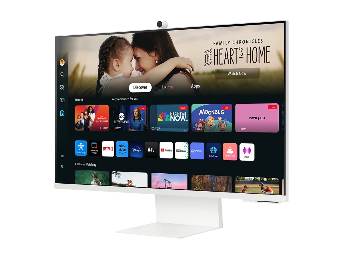 Samsung | LS32DM801UUXDU | 32 " | VA | 16:9 | 60 Hz | 4 ms | 3840 x 2160 pixels | 400 cd/m² | HDMI ports quantity 1 | White - Image 4