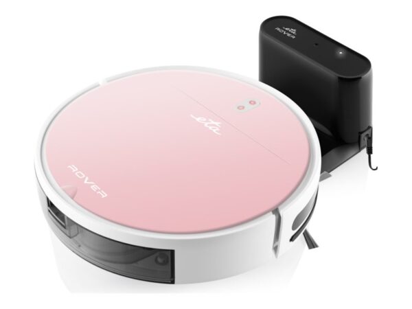 ETA Robot Vacuum Cleaner | ETA124890010 ROVER | Wet&Dry | Operating time (max) 110 min | Li-Ion | 2600 mAh | Dust capacity 0.2 L | Pink - Image 2