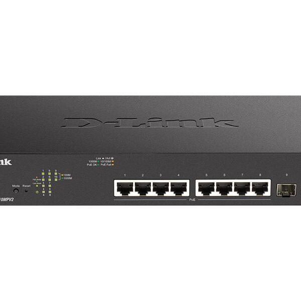 D-Link 10-Port PoE+ Gigabit Smart Managed Switch | DGS-1100-10MPV2/E | Managed