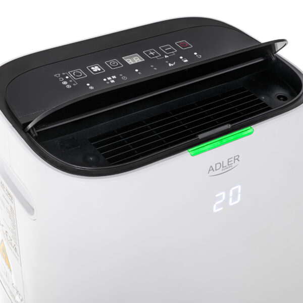 Adler 2-in1 Air Dehumidifier and Air purifier | AD 7863 | Power 420 W | Suitable for rooms up to 140 m³ | Water tank capacity 6.5 L | White - Image 4