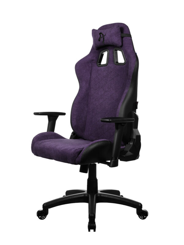 Arozzi Soft Fabric | Gaming Chair | Avanti SoftFabric | Pure Purple - Image 2