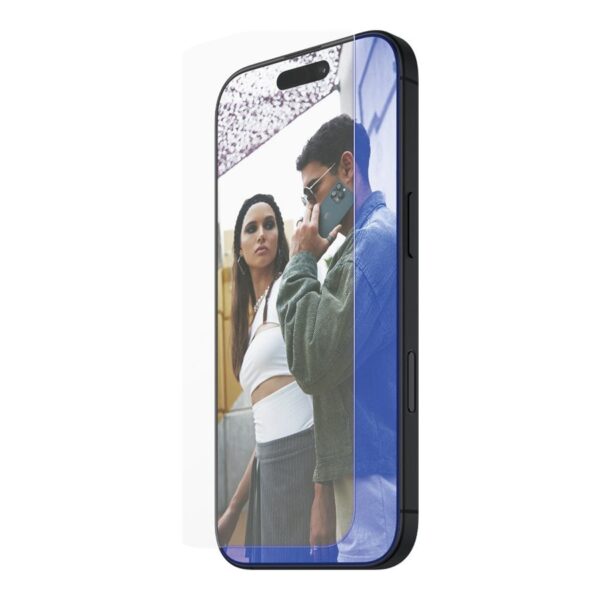 PanzerGlass SAFE by PanzerGlass EyeCare | Screen protector | Apple | iPhone 16 | Glass | Transparent | Ultra-Wide Fit