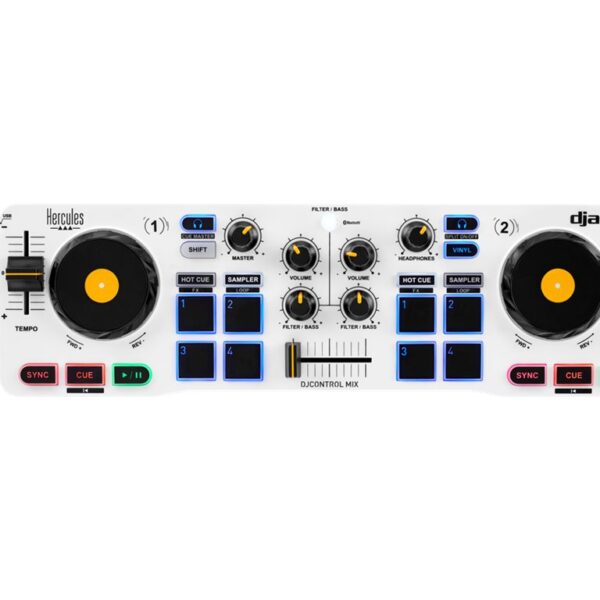 Hercules | DJControl Mix | Bluetooth | Speakers | USB connectivity