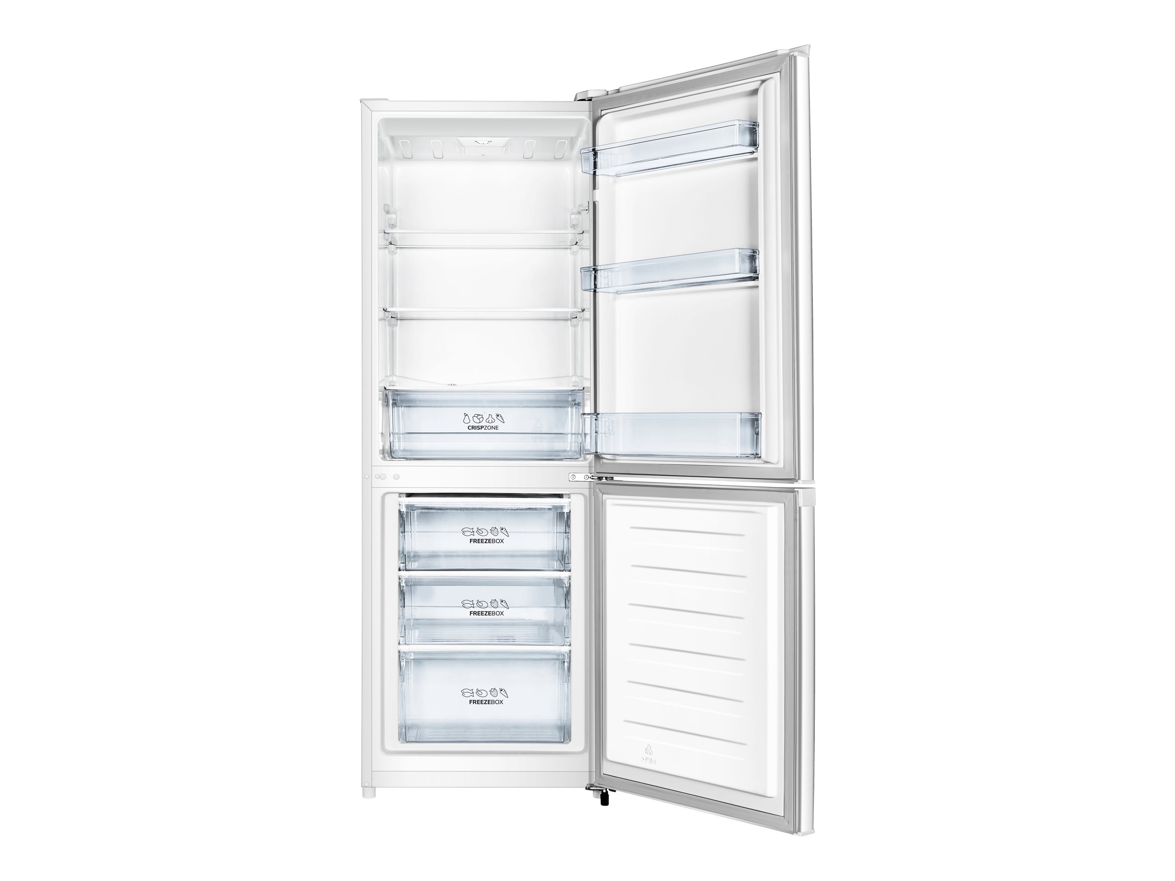 Gorenje Refrigerator | RK4162PW4 | Energy efficiency class E | Free standing | Combi | Height 161.3 cm | Fridge net capacity 159 L | Freezer net capacity 71 L | 39 dB | White - Image 2