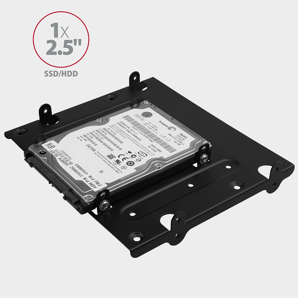 AXAGON Metal frame for mounting four 2.5" disks or two 2.5" disks and one 3.5" disk in a 5.25" position | RHD-435 - Image 2