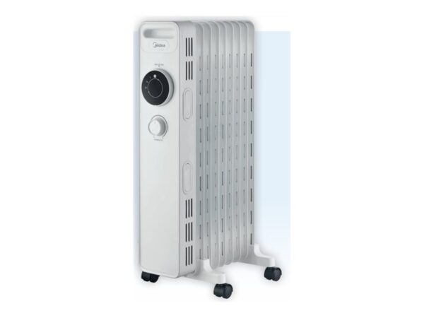 Midea NY2009-22M | Oil Filled Radiator | 2000 W | Number of power levels 3 | White - Image 2