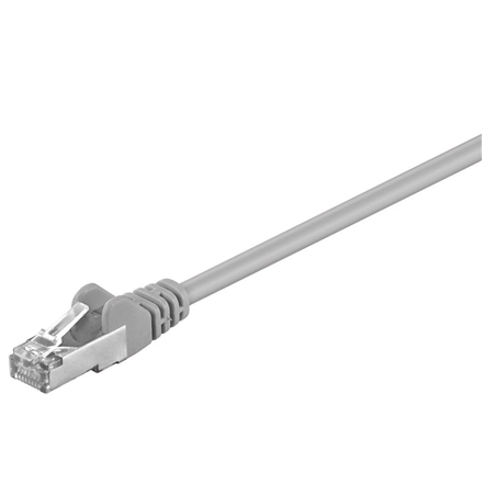 Goobay | 50126 | CAT 5e patchcable, F/UTP | Grey RJ45 male (8P8C) | RJ45 male (8P8C)