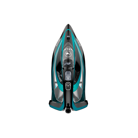 TEFAL | Ultimate Pure FV9844E0 | Steam Iron | 3200 W | Water tank capacity 350 ml | Continuous steam 60 g/min | Steam boost performance 250 g/min | Blue/Black - Image 4