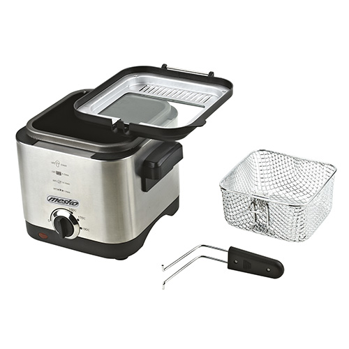 Mesko | Deep Fryer | MS 4910 | Power 900 W | Capacity 1.5 L | Silver - Image 3