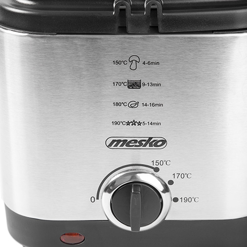 Mesko | Deep Fryer | MS 4910 | Power 900 W | Capacity 1.5 L | Silver - Image 5