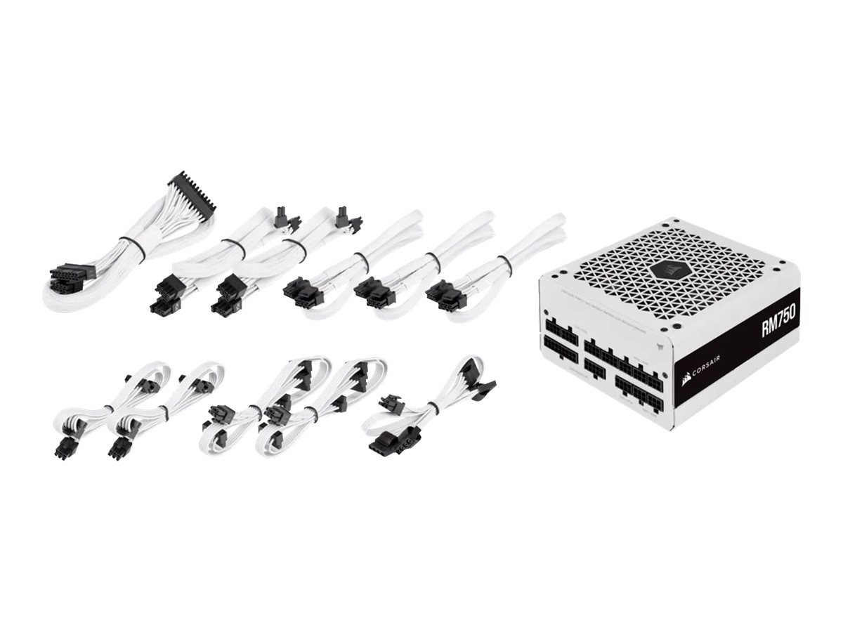 Corsair | Fully Modular ATX PSU (EU) | RM White Series RM750 | 750 W - Image 2