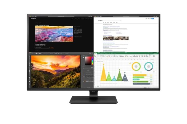 LG | Monitor | 43UN700P-B | 42.5 " | IPS | UHD | 16:9 | 60 Hz | 8 ms | 3840 x 2160 | 400 cd/m² | HDMI ports quantity 4 - Image 2