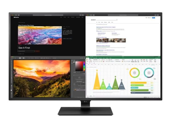 LG | Monitor | 43UN700P-B | 42.5 " | IPS | UHD | 16:9 | 60 Hz | 8 ms | 3840 x 2160 | 400 cd/m² | HDMI ports quantity 4