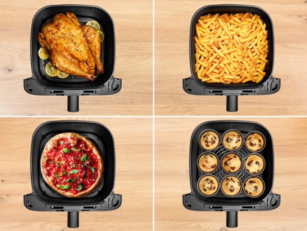 TEFAL Easy Fry Mega Air Fryer | EY855D10 | Power 1700 W | Capacity 7.5 L | Black - Image 7