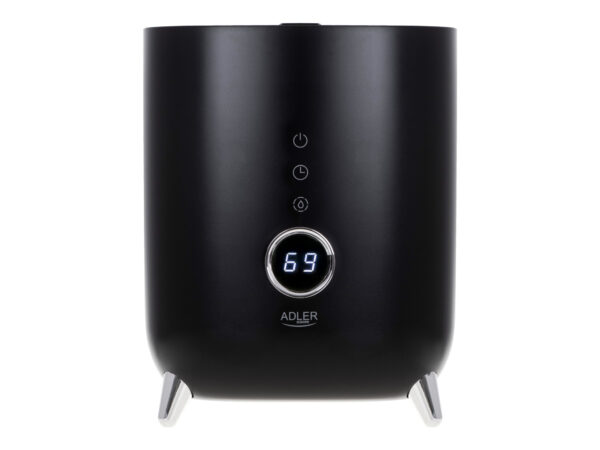 Adler | AD 7972 | Humidifier | 23 W | Water tank capacity 4 L | Suitable for rooms up to 35 m² | Ultrasonic | Humidification capacity 150-300 ml/hr | Black - Image 2