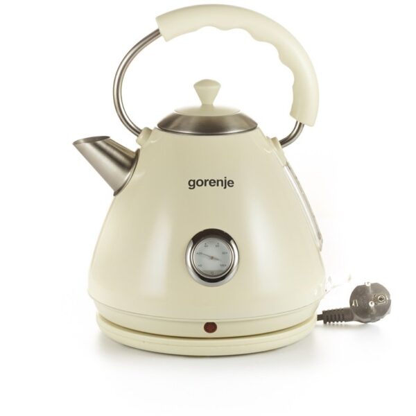 Gorenje | K17CLI | Standard | 2200 W | 1.7 L | Plastic/ metal | 360° rotational base | Cream