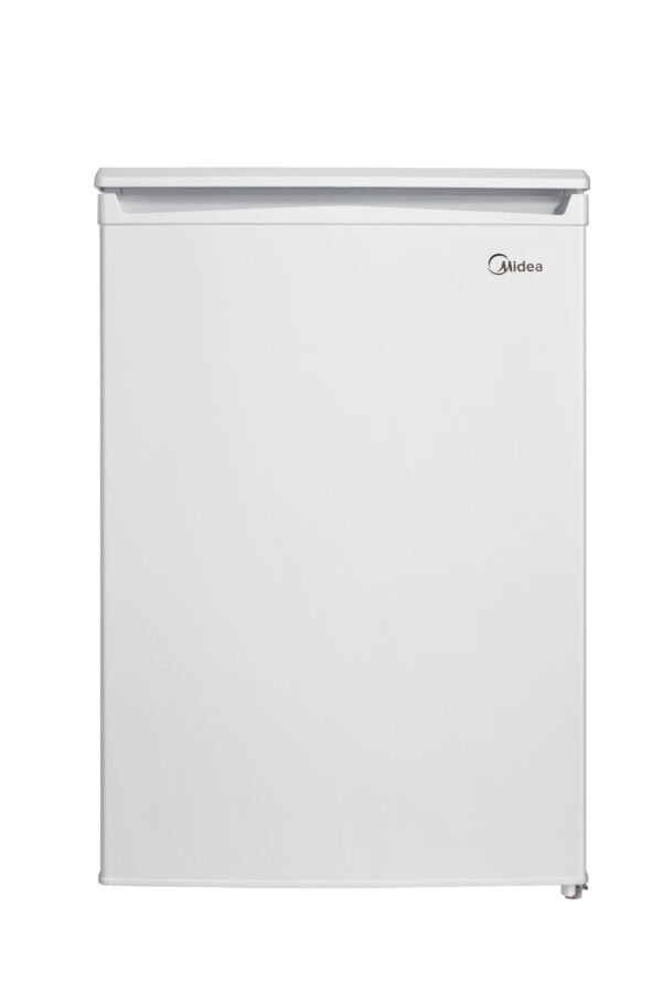 Midea Refrigerator | MDRD168FGE01 | Energy efficiency class E | Free standing | Larder | Height 84.5 cm | Fridge net capacity 97 L | Freezer net capacity 16 L | 39 dB | White