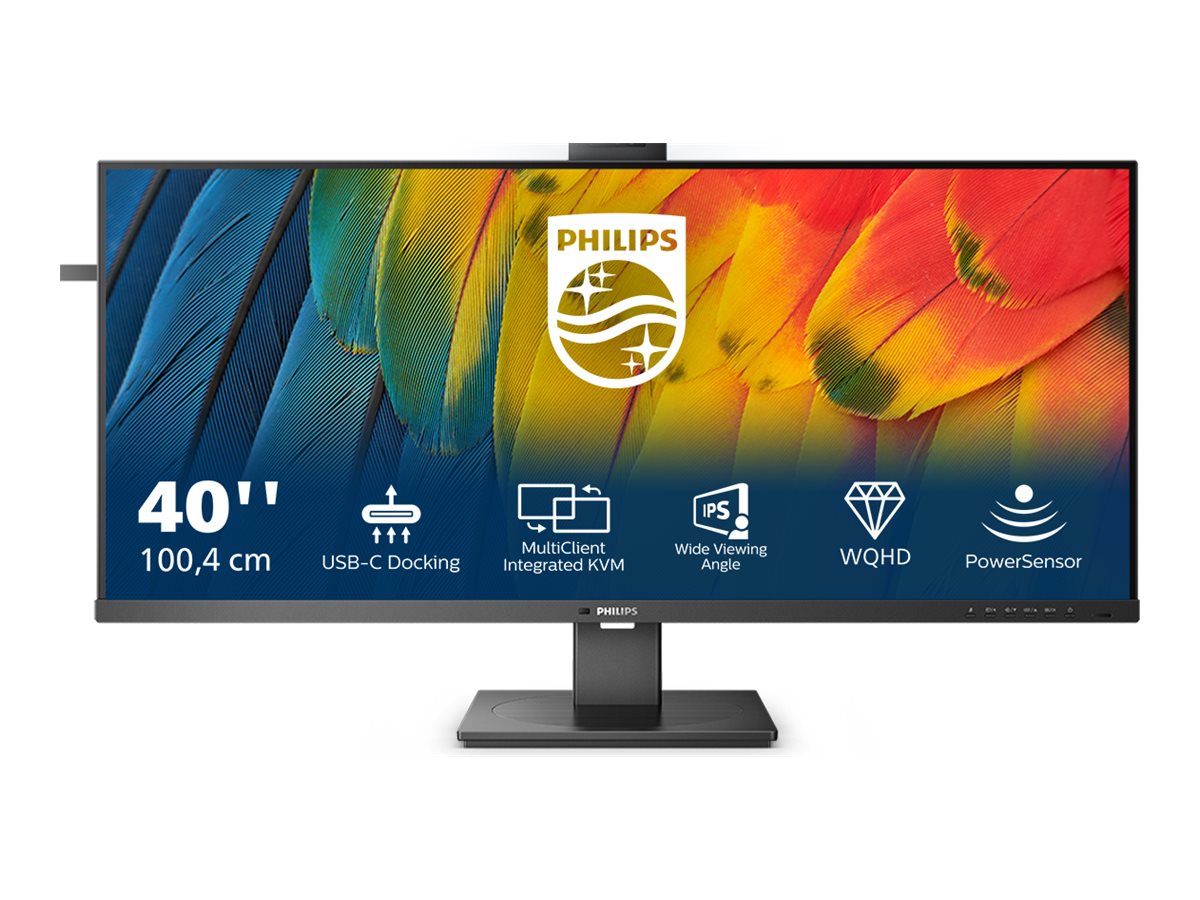 Philips | Business Monitor | 40B1U5601H/00 | 40 " | IPS | 21:9 | 100 Hz | 4 ms | 3440 x 1440 pixels | 300 cd/m² | Black - Image 4