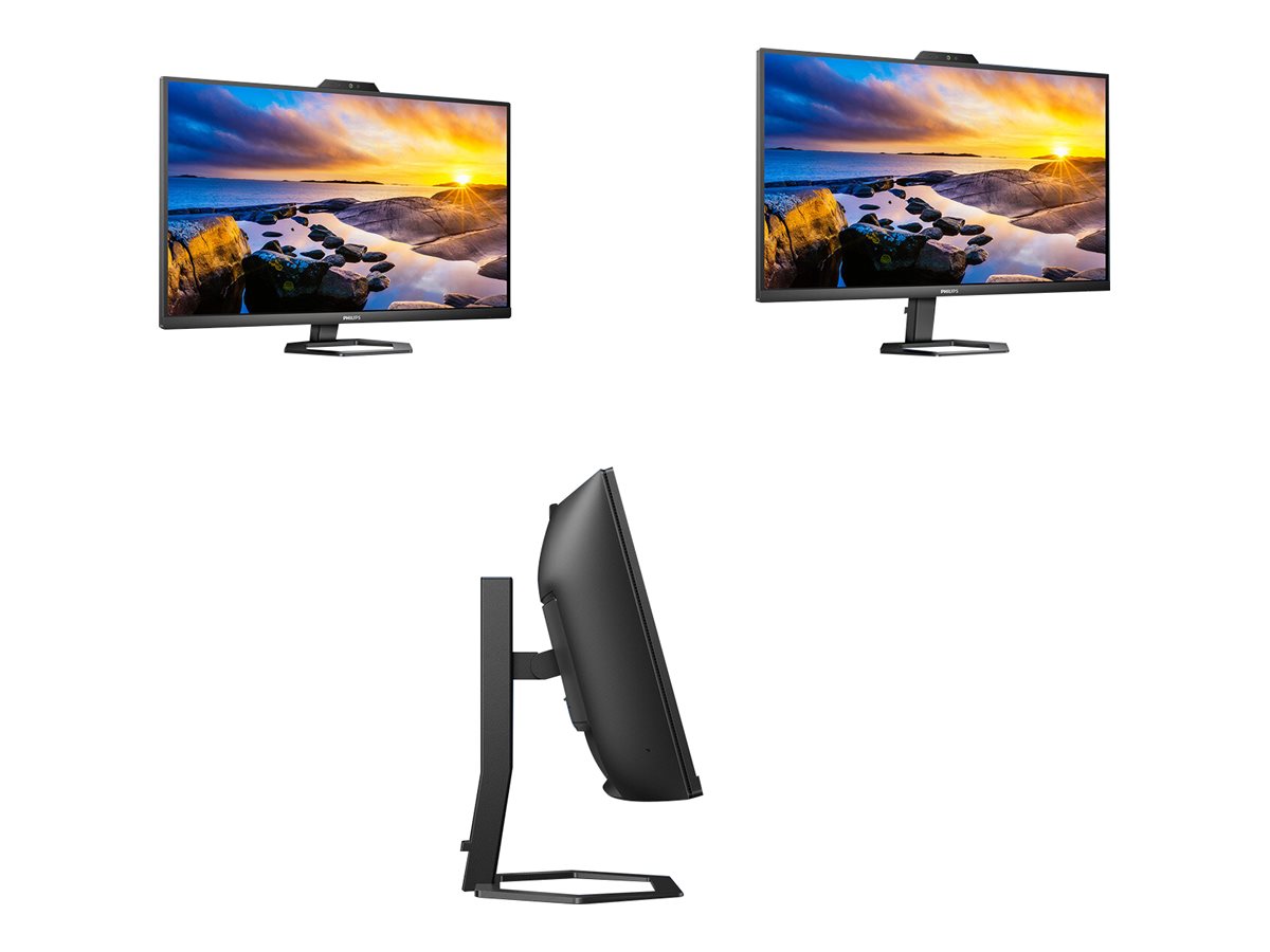 Philips | Monitor with Windows Hello Webcam | 34E1C5600HE/00 | 34 " | VA | 21:9 | 100 Hz | 4 ms | 3440 x 1440 pixels | 300 cd/m² | HDMI ports quantity 1 | Black | Warranty 36 month(s) - Image 8