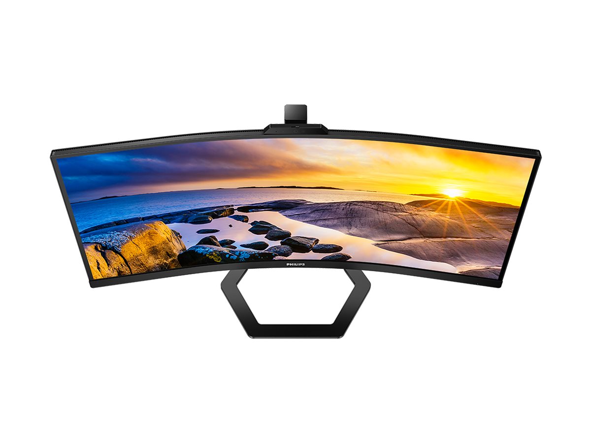 Philips | Monitor with Windows Hello Webcam | 34E1C5600HE/00 | 34 " | VA | 21:9 | 100 Hz | 4 ms | 3440 x 1440 pixels | 300 cd/m² | HDMI ports quantity 1 | Black | Warranty 36 month(s) - Image 10