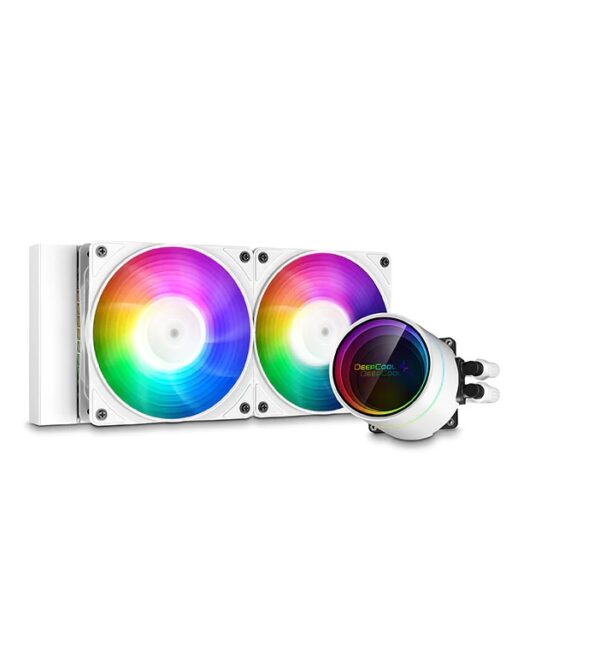 Deepcool | CASTLE 240EX A-RGB | White | Intel, AMD | CPU Liquid Cooler