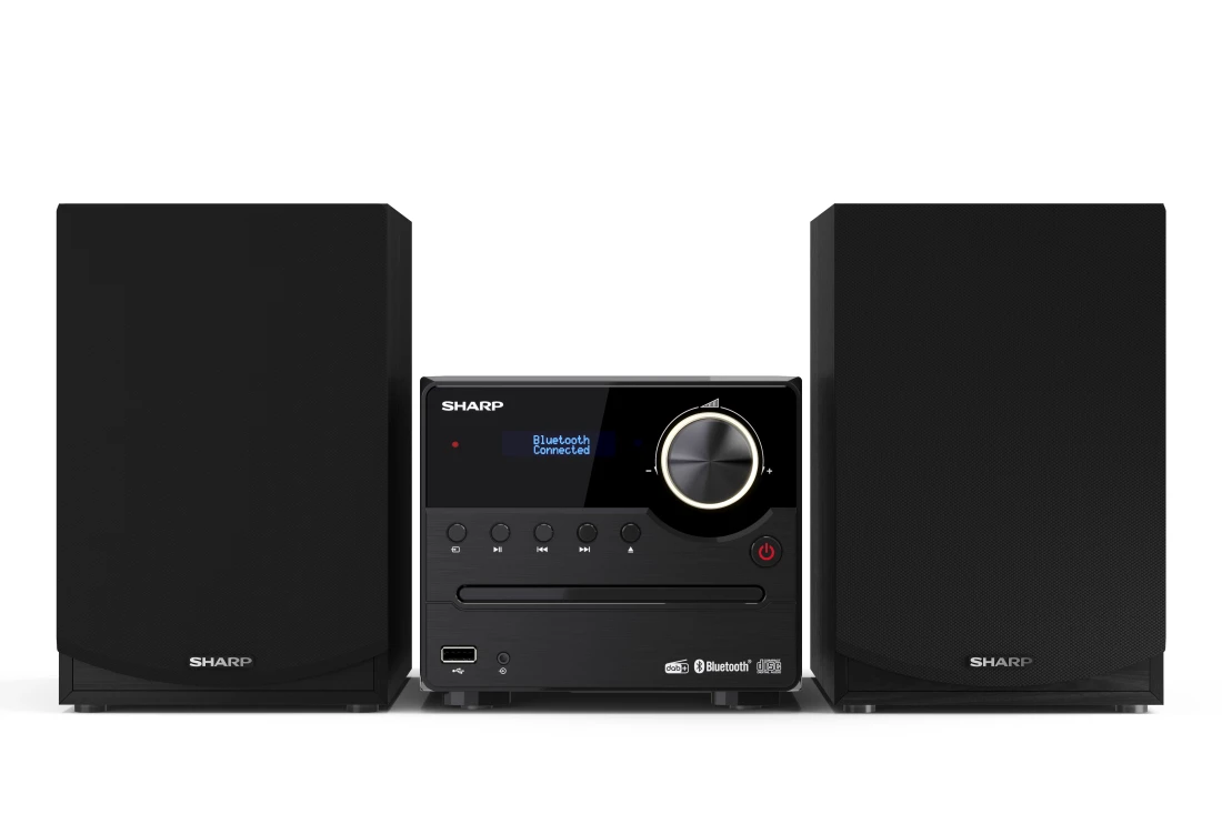 Sharp XL-B517D(BK) Hi-Fi Micro System, CD/FM/USB/Bluetooth v5.0, Aux-in, 45W, Black | Sharp | Hi-Fi Micro System | XL-B517D(BK) | Black | USB port | AUX in | Bluetooth | CD player | FM radio | Wireless connection - Image 15
