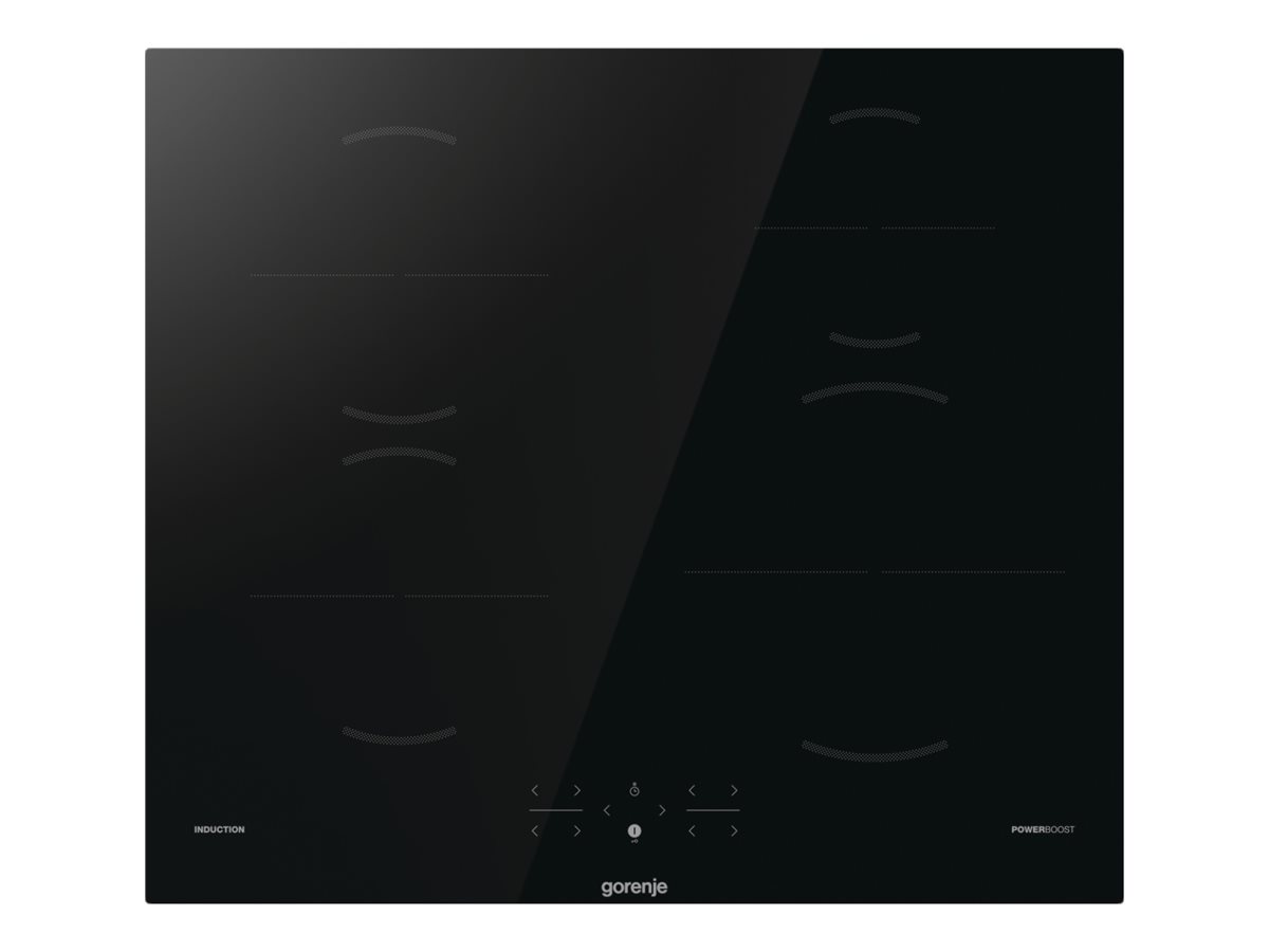 Gorenje | Hob | GI6401BSC | Induction | Number of burners/cooking zones 4 | Touch | Timer | Black - Image 2