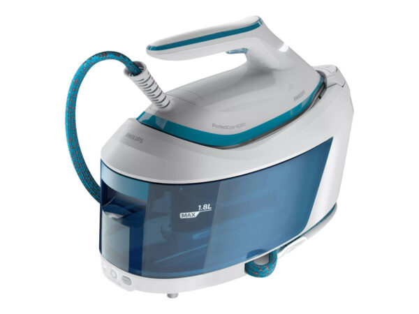 Philips | Steam Generator | PSG6022/20 PerfectCare | 2400 W | 1.8 L | 6.5 bar | Auto power off | Calc-clean function | White/Blue - Image 4