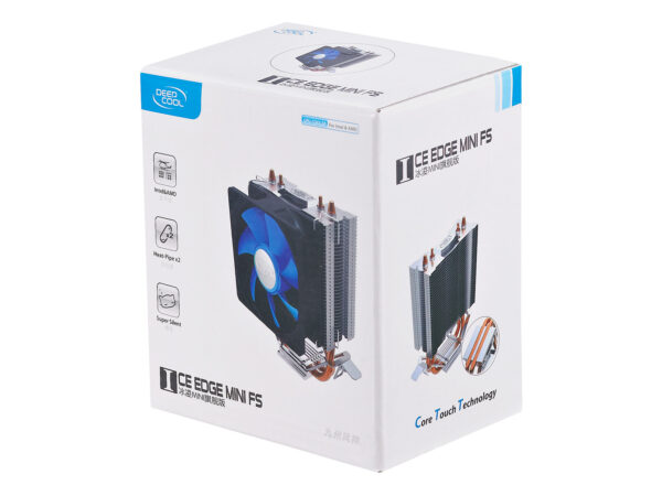 Deepcool "Ice Edge Mini FS" universal cooler, 2 heatpipes, Intel LGA1700/1200/1151/1150/1155 and AMD AM5/AM4 | Universal | Deepcool | "Iceedge mini FS" | Universal - Image 5
