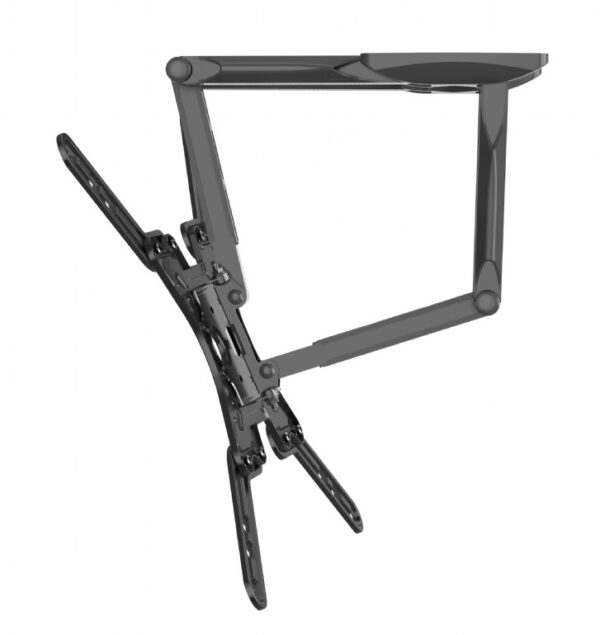 Gembird | Wall mount | WM-60ST-01 | Tilt, swivel, rotate | 32-60 " | Maximum weight (capacity) 36.4 kg | Black - Image 4