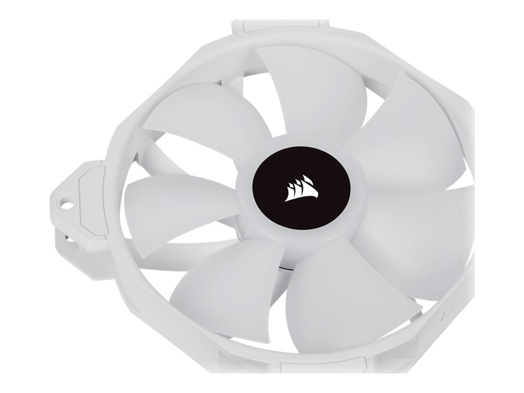 Corsair | 120mm White PWM Fan, Triple Pack with Lighting Node CORE | iCUE SP120 RGB ELITE Performance | Case Fan - Image 9