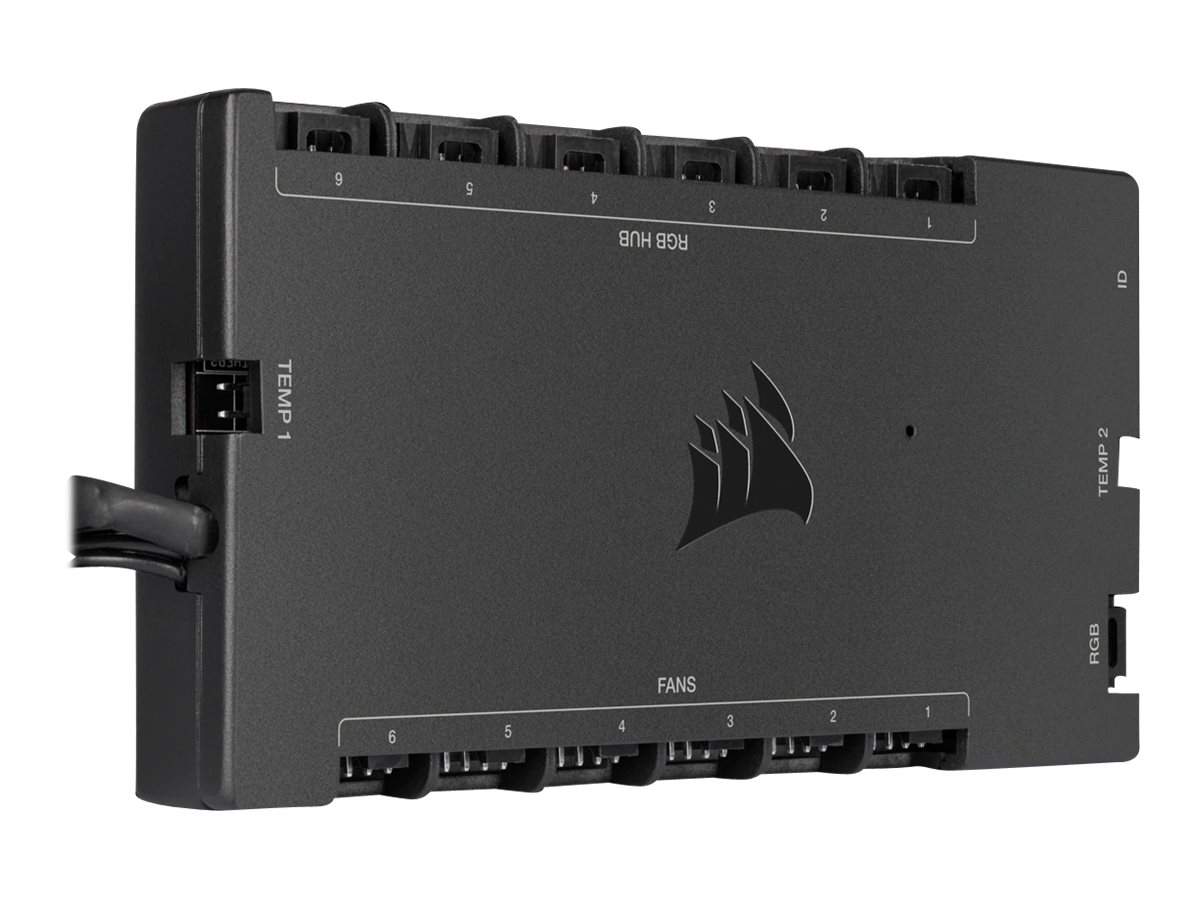 Corsair | iCUE COMMANDER CORE XT Smart RGB Lighting and Fan Speed Controller | Black - Image 2