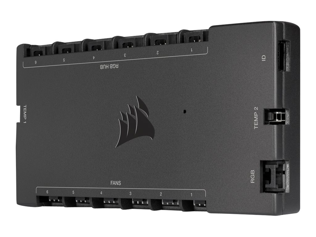 Corsair | iCUE COMMANDER CORE XT Smart RGB Lighting and Fan Speed Controller | Black - Image 6