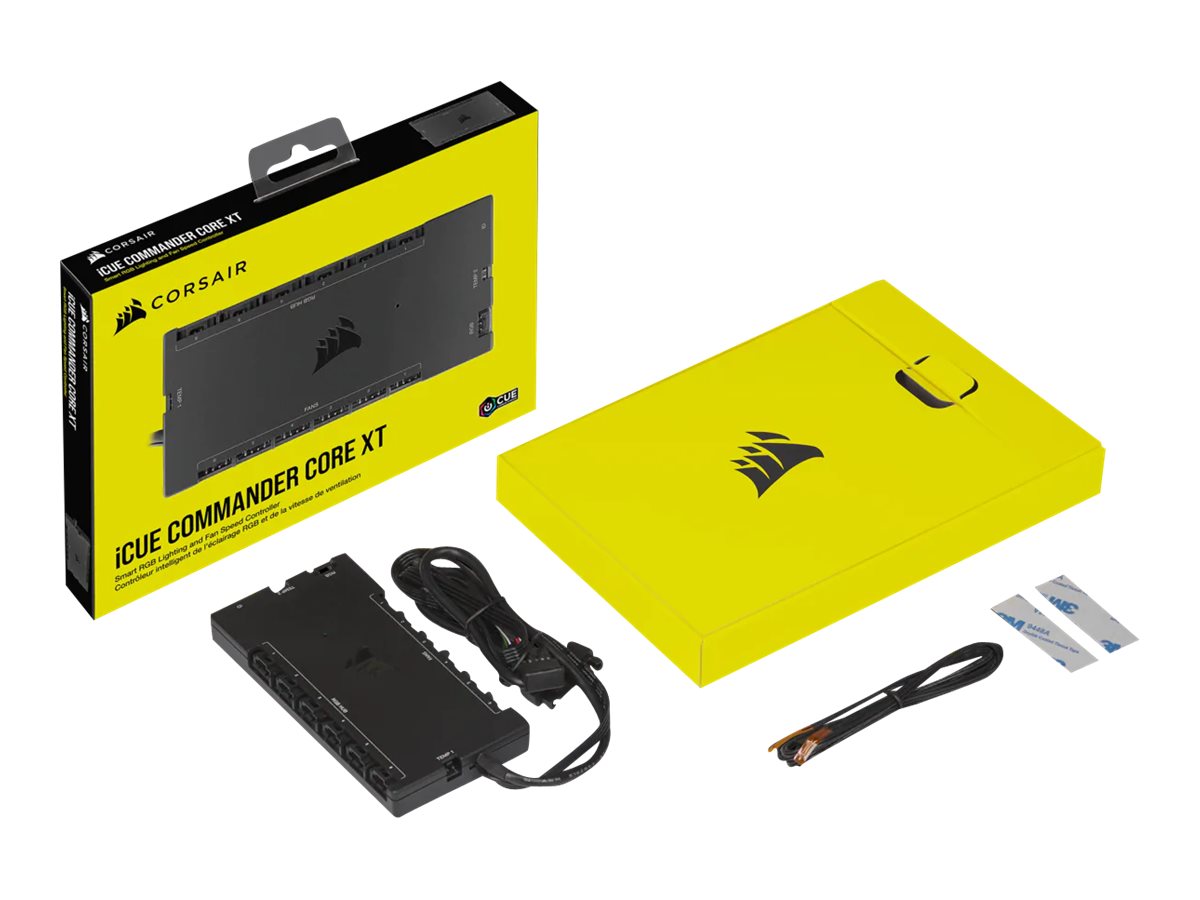 Corsair | iCUE COMMANDER CORE XT Smart RGB Lighting and Fan Speed Controller | Black - Image 8