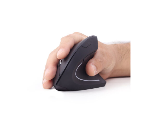 Gembird | MUSW-ERGO-01 | 2.4GHz Wireless Optical Mouse | Optical Mouse | USB | Black - Image 11